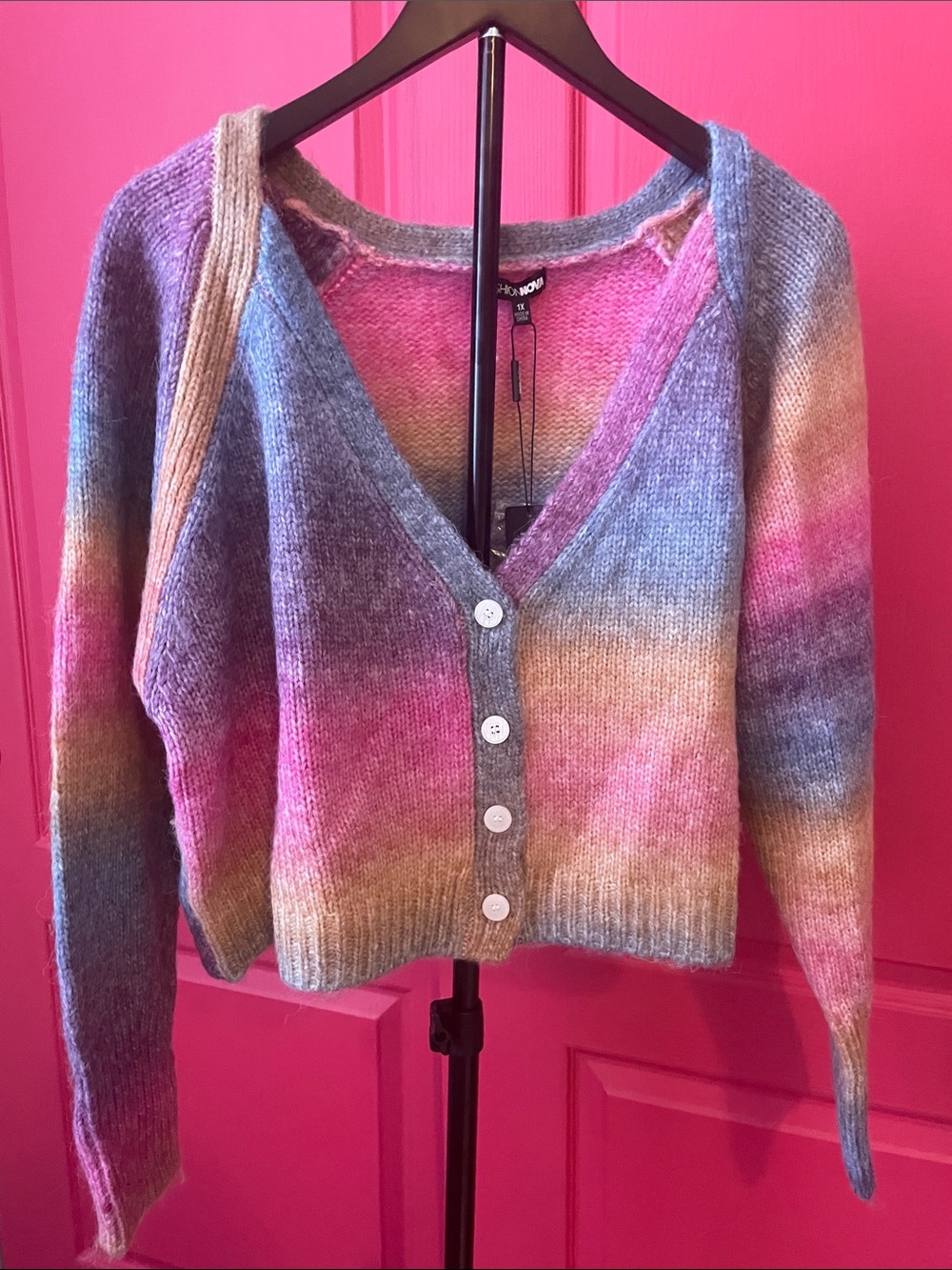 RAINBOW CARDIGAN - NEW
